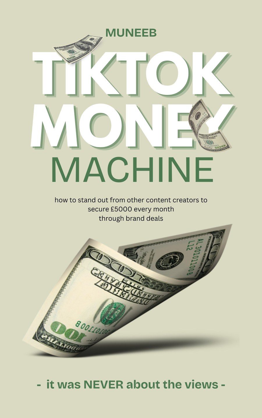 TikTok Money Machine by Muneeb — book cover